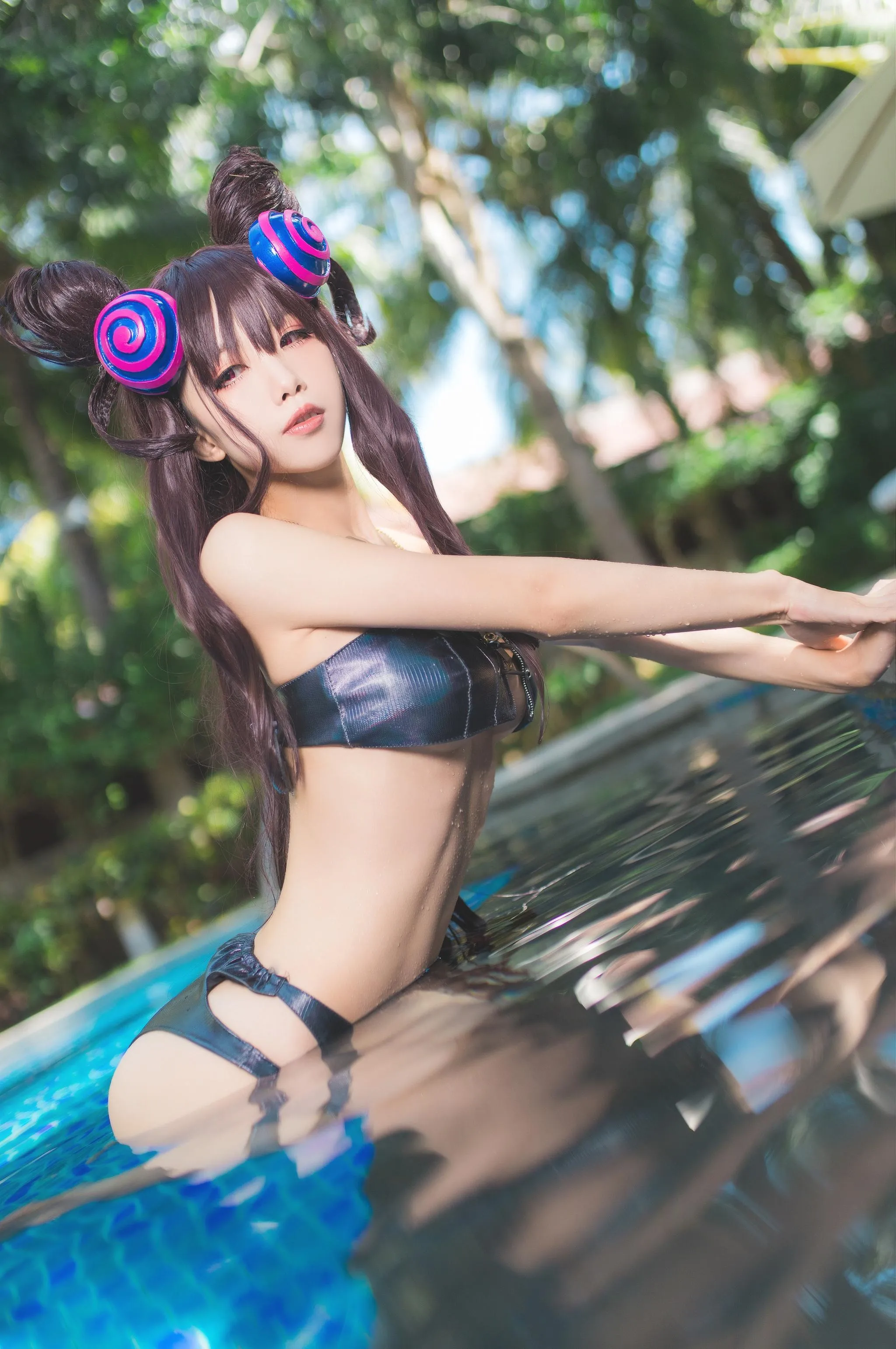 水淼 – NO.42 紫式部水着Ver [41P]插图5